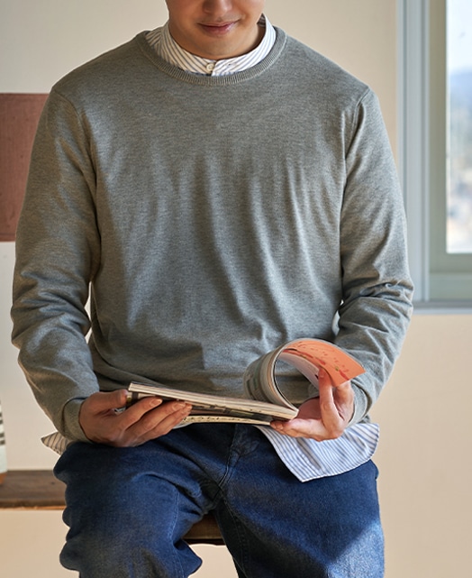 BRIEFING グレー セーター 【公式通販】