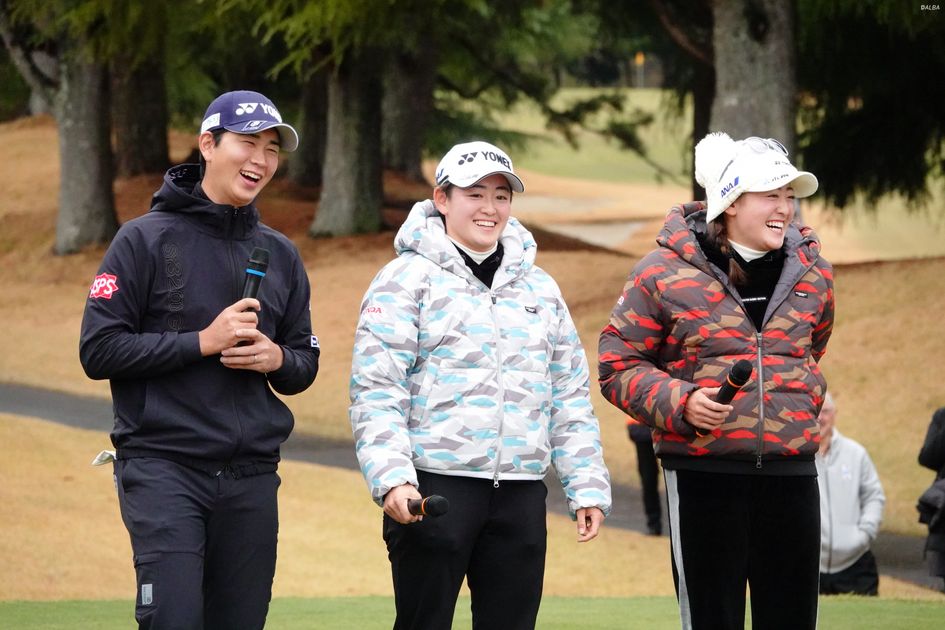 ヨネックスイベントに岩井ツインズらが参加 クリスマスイブの