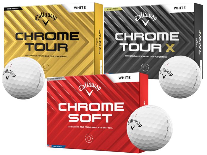 キャロウェイのツアーボールが『クロムツアー/クロムツアーX』名称に
