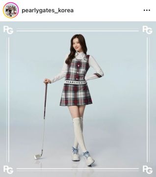 ゴルフの人気ブランド「パーリーゲイツ」の韓国版インスタグラム