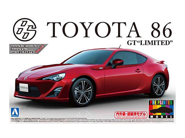1/24 トヨタ 86 2012 ライトニングレッド | HLJ.co.jp