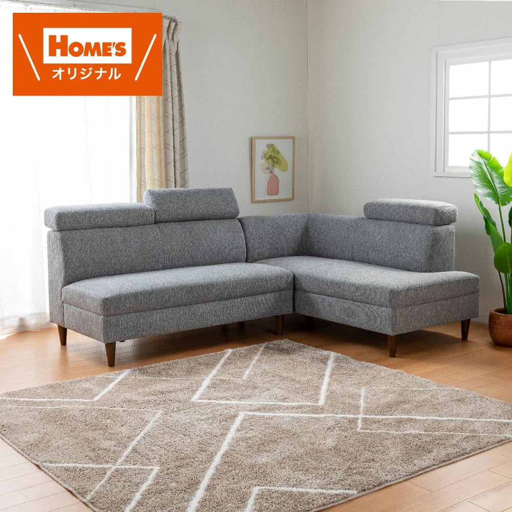 リビングダイニング2点セット ビュー (肘無 2Pソファ/片肘 2Pソファ(左