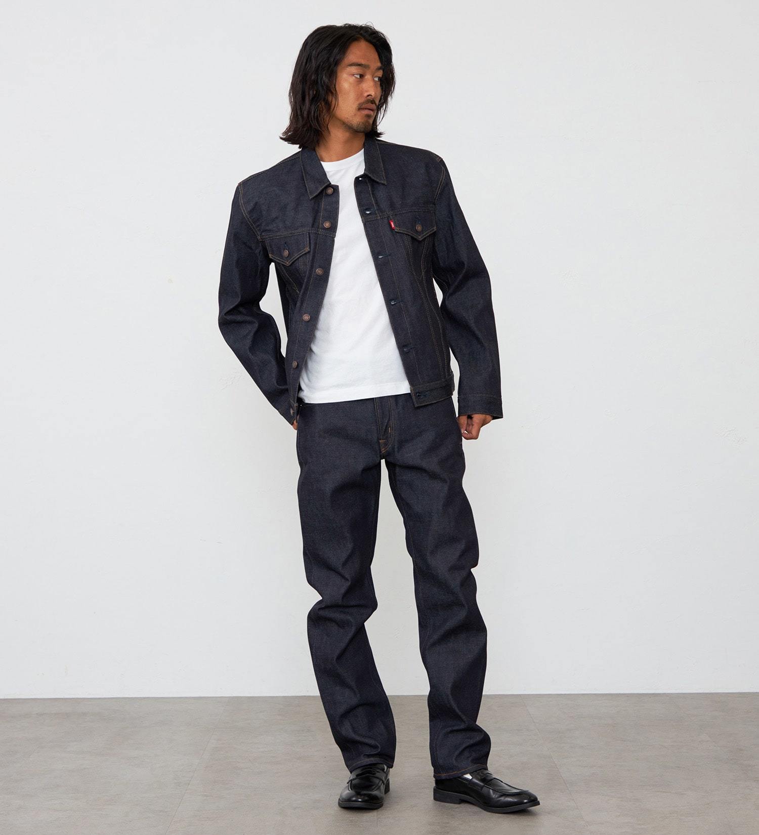 試着対象】505ZXX リジッド デニムジャケット Gジャン セットアップ
