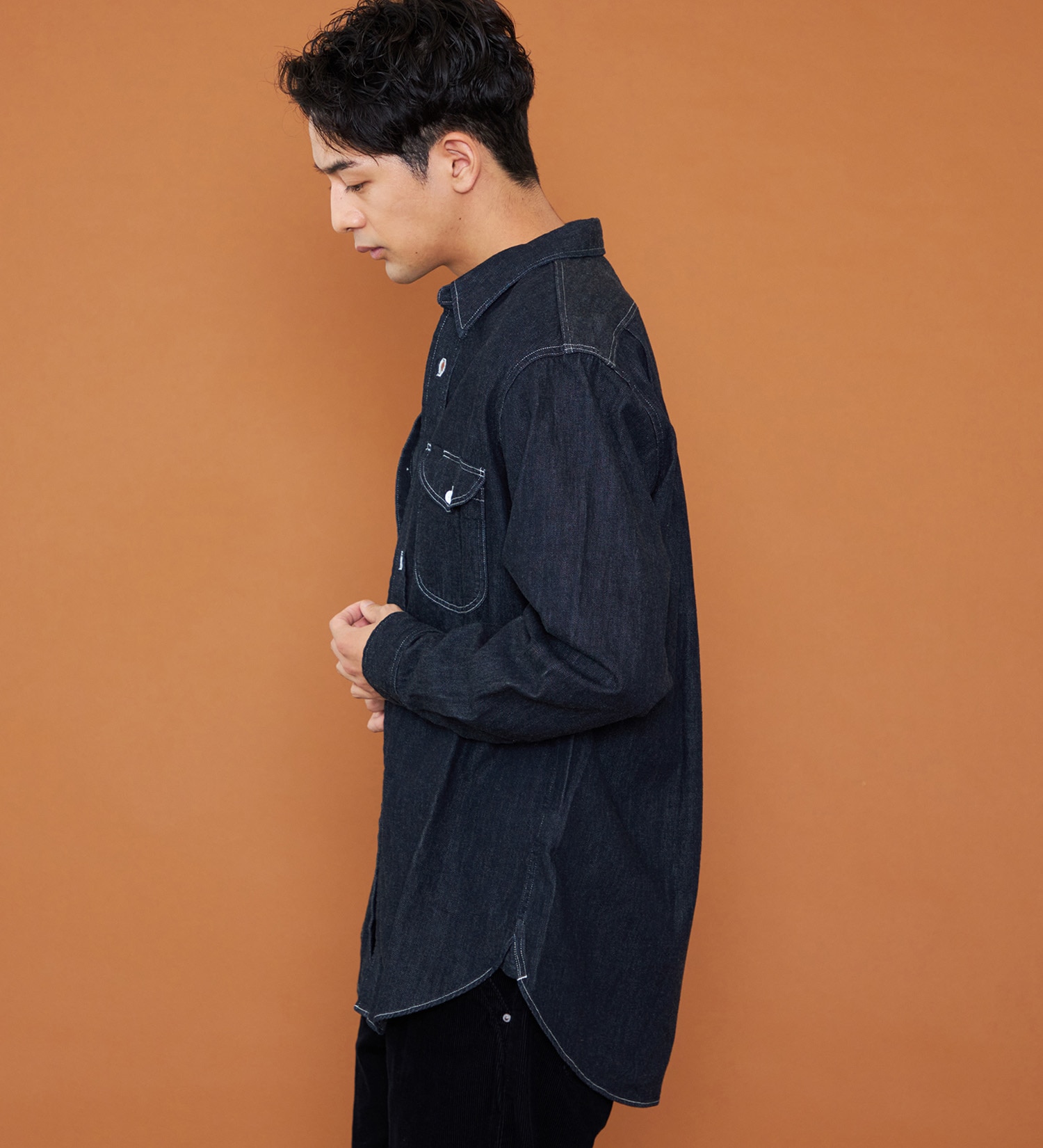 デニムワークシャツ【ライトオンスデニム素材】|Lee|リー