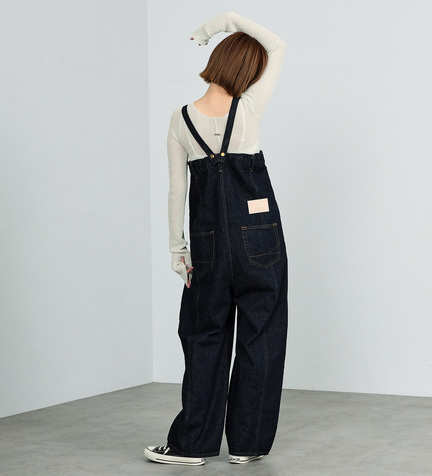 試着対象】【GISELe 10月号掲載】atelier SOMETHING W KNEE SALOPETTE