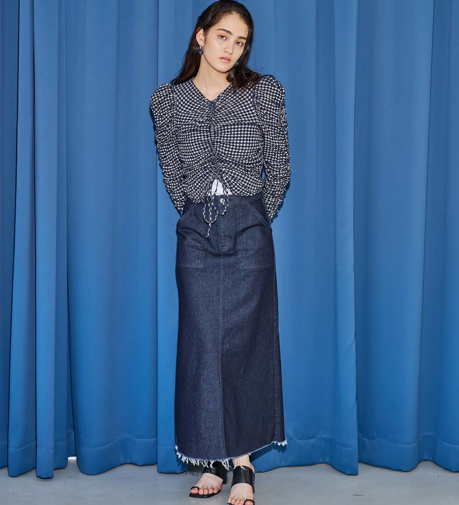 売り尽くしSALE】SOMETHING ベイカーロングスカート|SOMETHING|サムシング