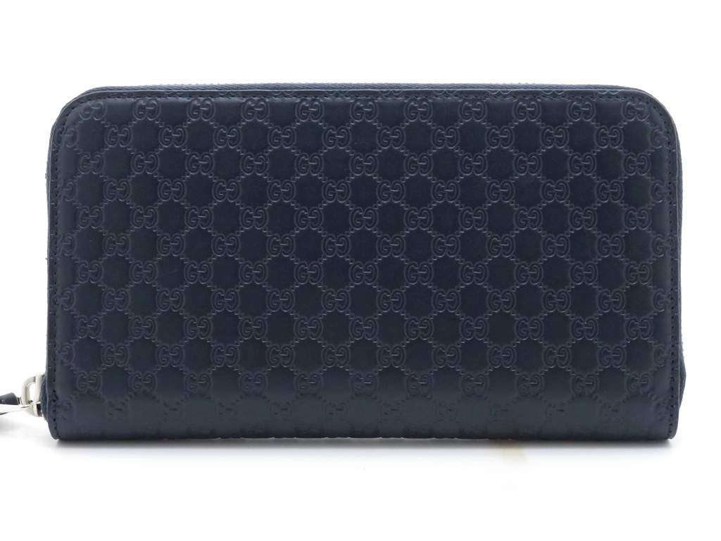 M12/031 GUCCI グッチ 長財布 ネイビー M12/031 GUCCI グッチ 長財布