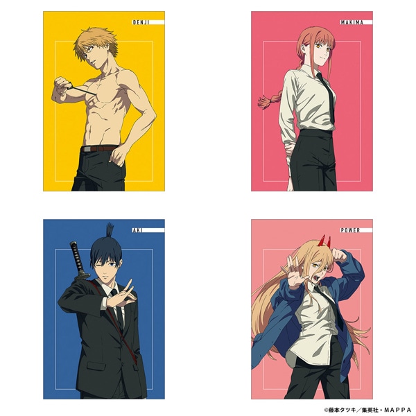 チェンソーマン ポストカードセット 4枚セット: キャラグッズ