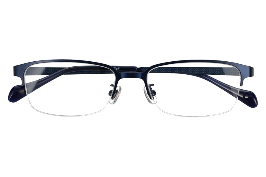 スペシャルプライス]テンプルに柄を施したスクエアフレーム/STANDARD