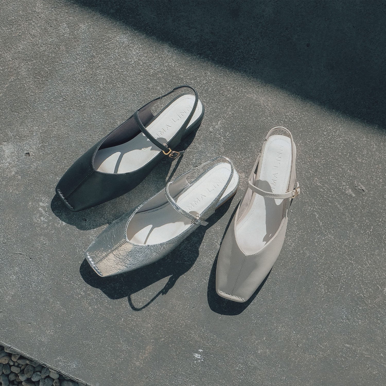 Daniella & GEMMA ONLINE STORE – トゥステッチスリングバックフラット