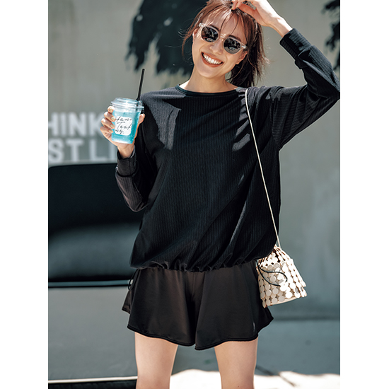 【3日間のみ値下げ！】ALENCY ラッシュガード黒 Recommend》ラッシュガード