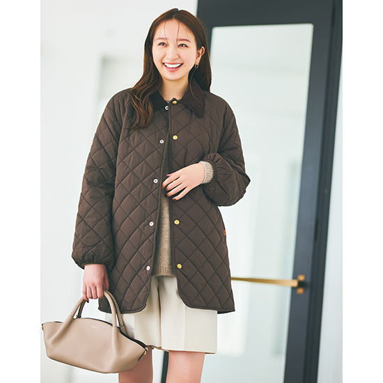 UNIVERSAL OVERALL×green label relaxing]キルティングジャケット