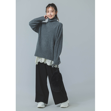 優待価格[IKITSUKE]ギャザーワイドパンツ | KOBUNSHA SELECT SHOP