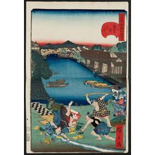 歌川広景による浮世絵「「江戸名所道外盡」 「廿四」「数寄屋かし」」