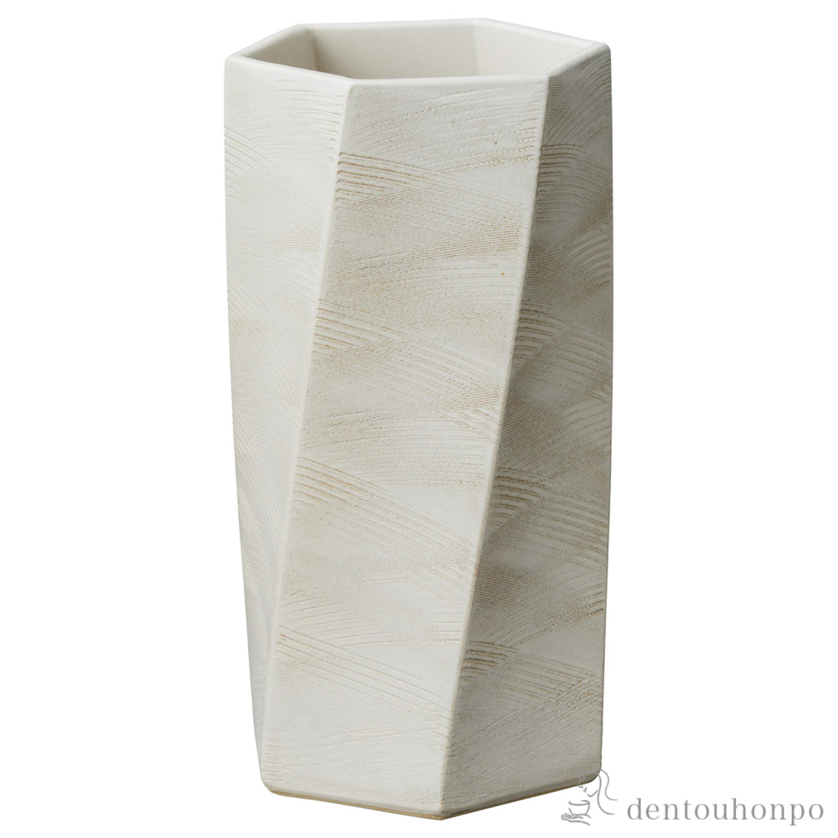 送料無料】 傘立て 扇ひねり 六角 黒 / へちもん スリム 玄関 お店