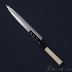 送料無料】 和包丁 堺菊守 極 V10（朴八角柄） ふぐ引 300mm 1本 名