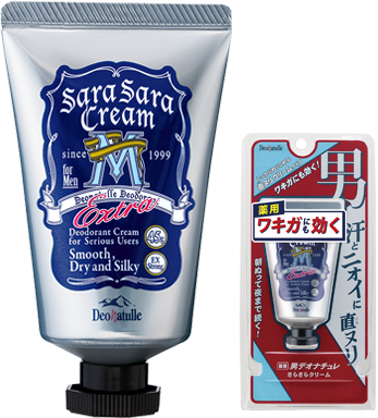 男さらさらクリーム | 直ヌリ制汗デオドラント | 男デオナチュレ