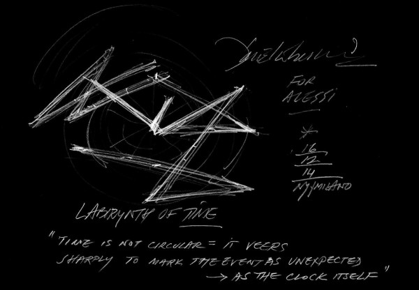Time Maze Clock by Daniel Libeskind for Alessi