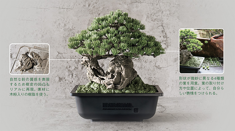 世界の盆栽市場規模は1兆3000億円に拡大！BONSAI模型で愉しむ新たな