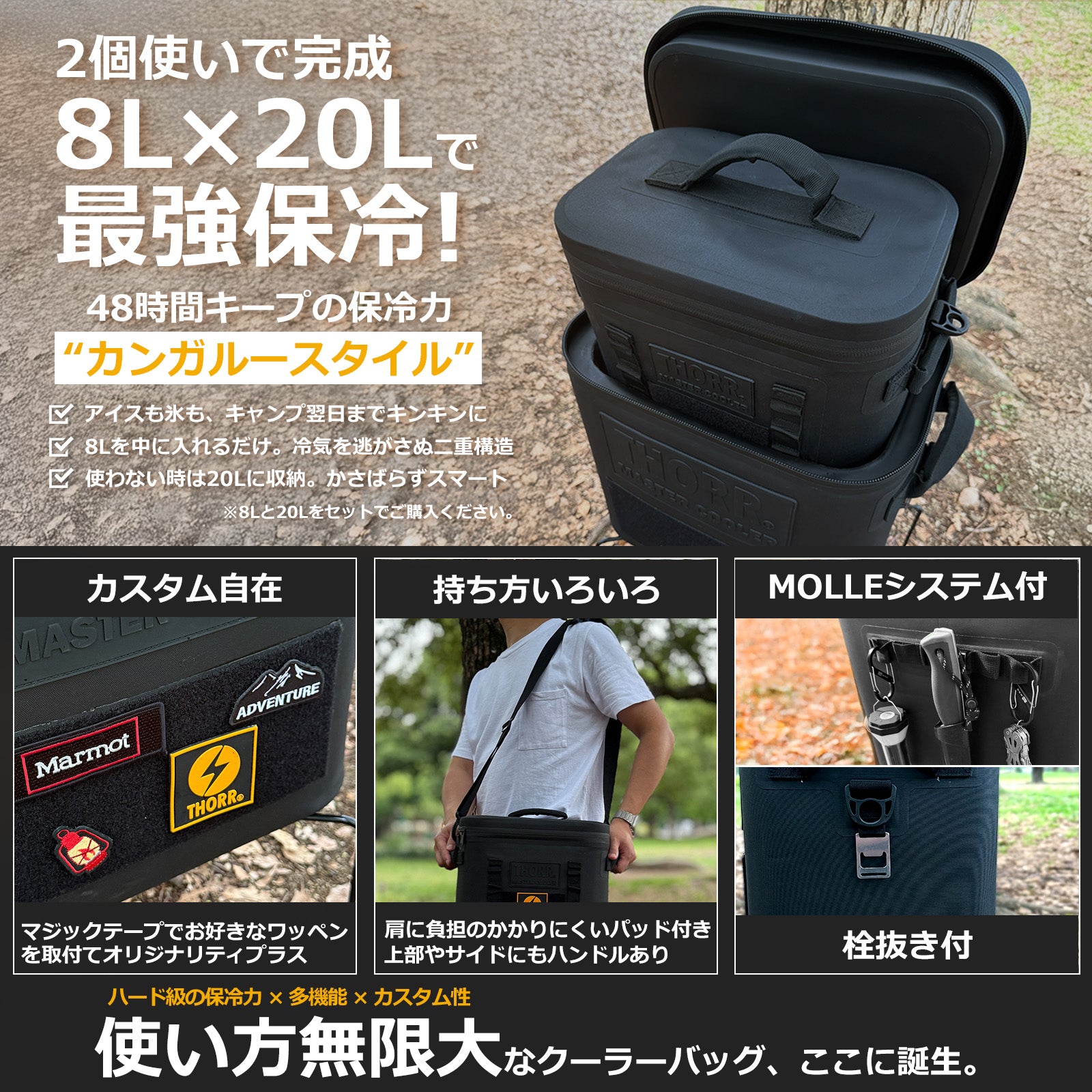 THORR ソフトクーラーバッグ 20L｜軽量・長時間保冷 – DoMake!ToolsStore