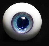 グラスアイ 16mm（アイスブルー黒瞳/小虹彩/A品）｜DOLK（ドルク）