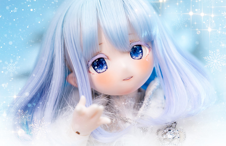 DOLK×PUYOO DOLL×NINE9 STYLE｜ KUMAKO Snow Queen ver. Limited 特設