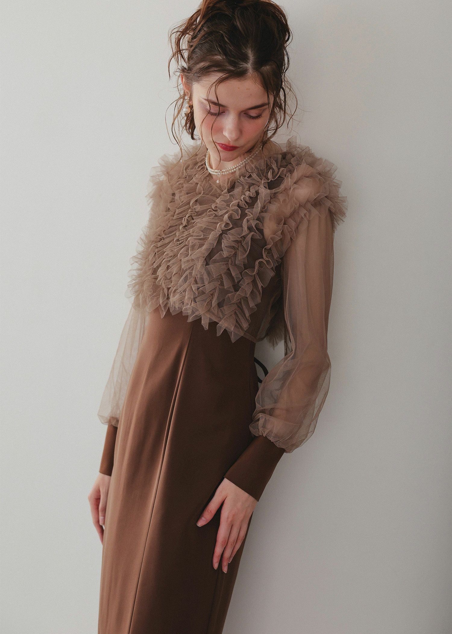 フリルブラウスセットドレス｜DorryDoll