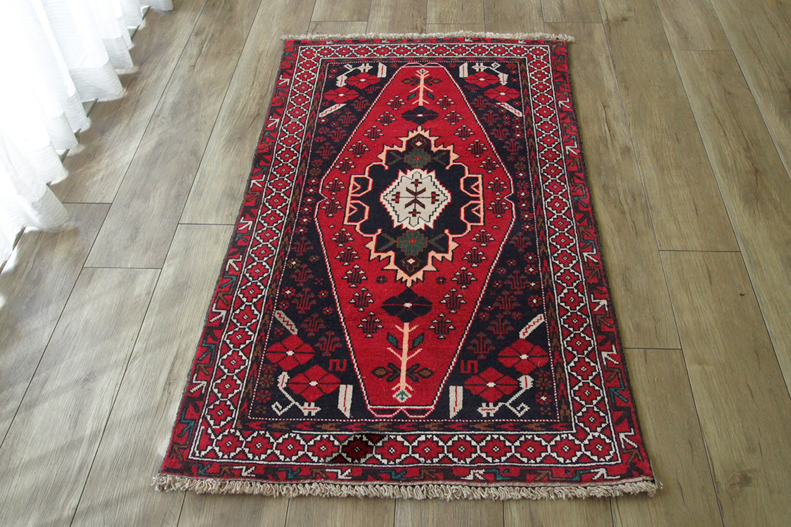 バルーチ トライバルラグ ＃TR-A2042 139×83cm | ラグマット・玄関