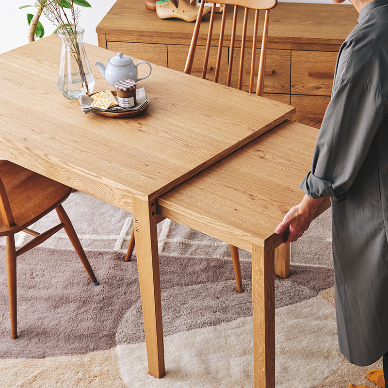 幅120cm] NOBIRUエクステンションテーブル | DOUBLEDAY ONLINE SHOP