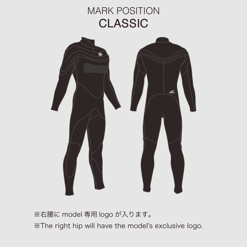 イージーパドル・チェストジップ・セミドライ | 国産高級ウェット