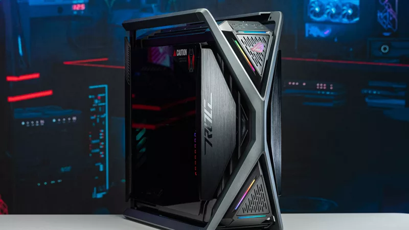 Harness the hurricane with the airflow-focused ROG Hyperion case