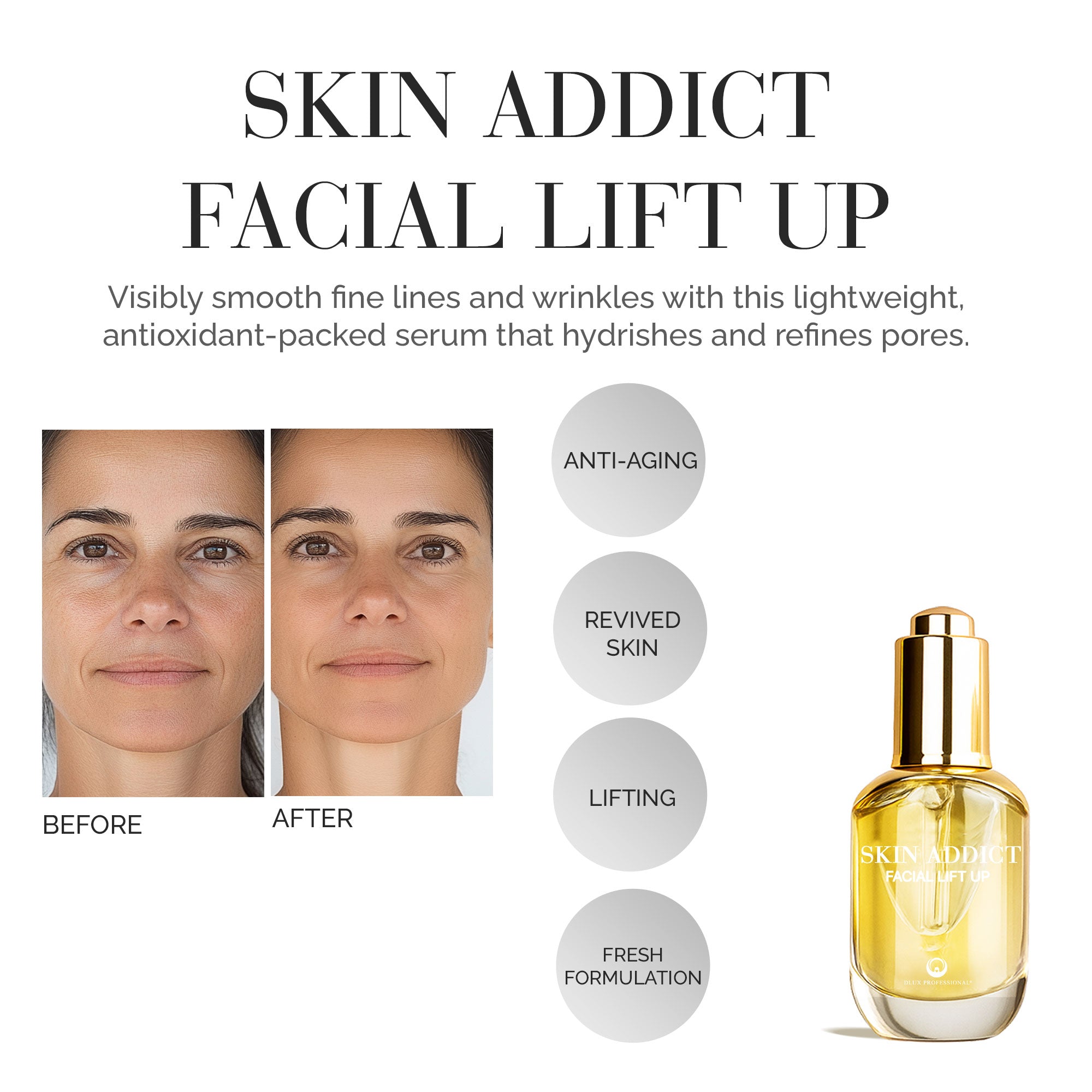 Dlux Serum Lash Growth & Skin Care Serum - Dlux Professional