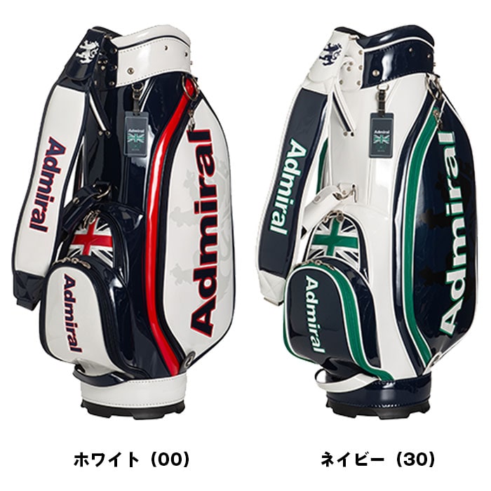 美品！Admiral ゴルフバッグ ネイビー 合成皮革 【公式通販】