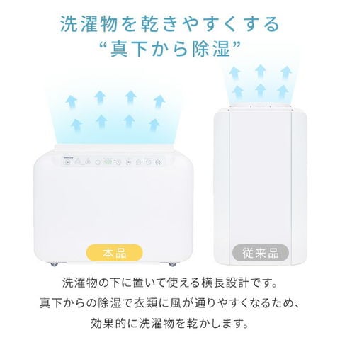 dショッピング |除湿機 衣類乾燥除湿機 コンプレッサー式 コンパクト