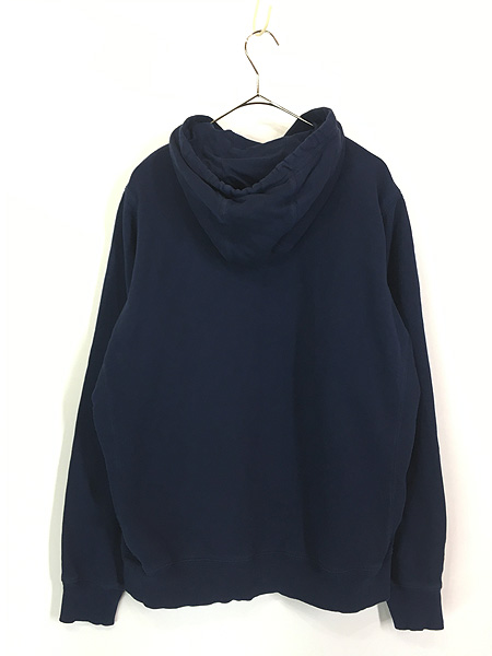 古着 NIKE センター スウォッシュ ロゴ 刺しゅう スウェット パーカー