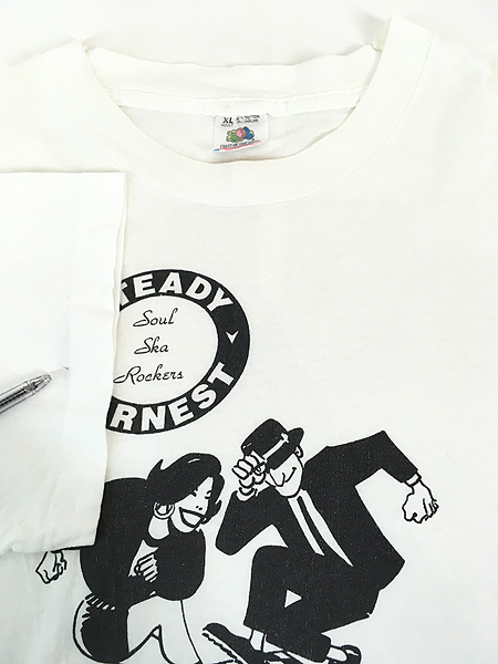 古着 90s USA製 Steady Earnest 「Soul Ska Rockers」 スカ ロック