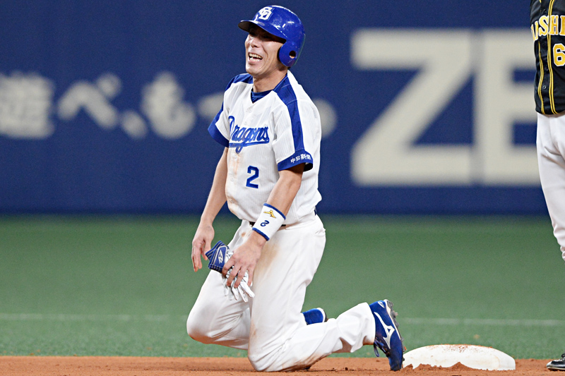 Mizuno ドラゴンズ 実使用 荒木 雅博 エルボーガード 左足用 2025年