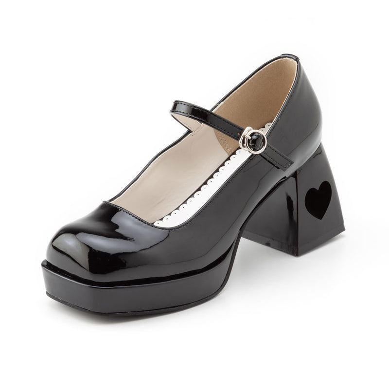 ハートヒールドールロリータパンプス – レディースファッション通販の