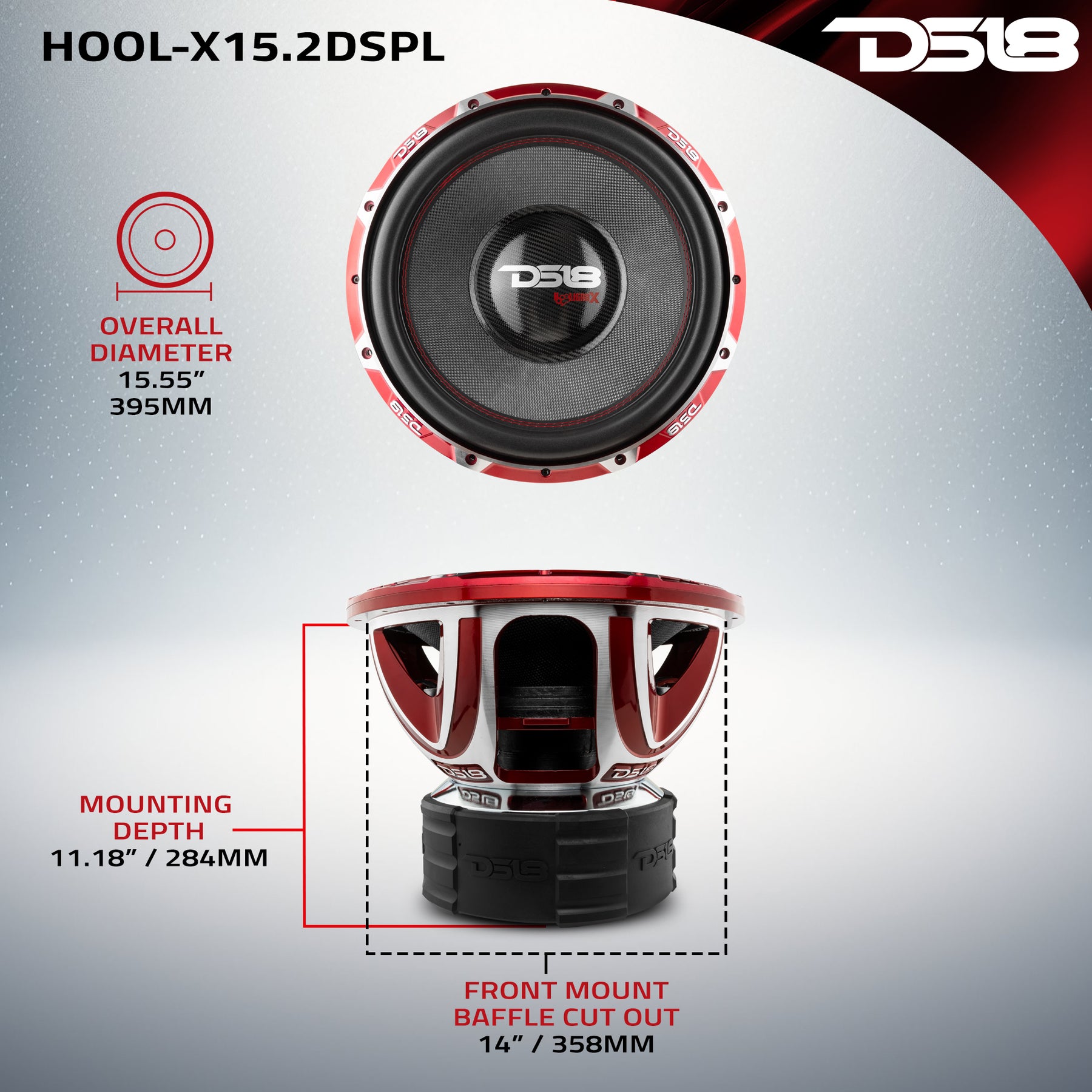 DS18 HOOL-X15.2DSPL HOOLIGAN X 15