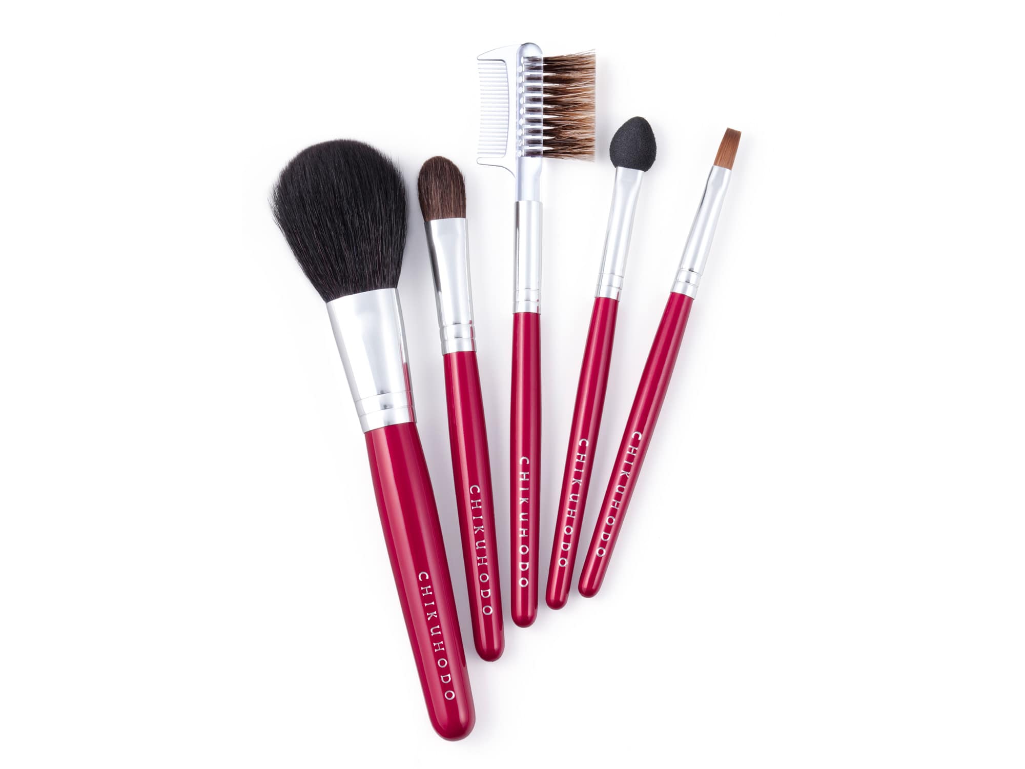 熊野化粧筆 竹宝堂 S-16：5点セット: せとうちエリア│DISCOVER WEST