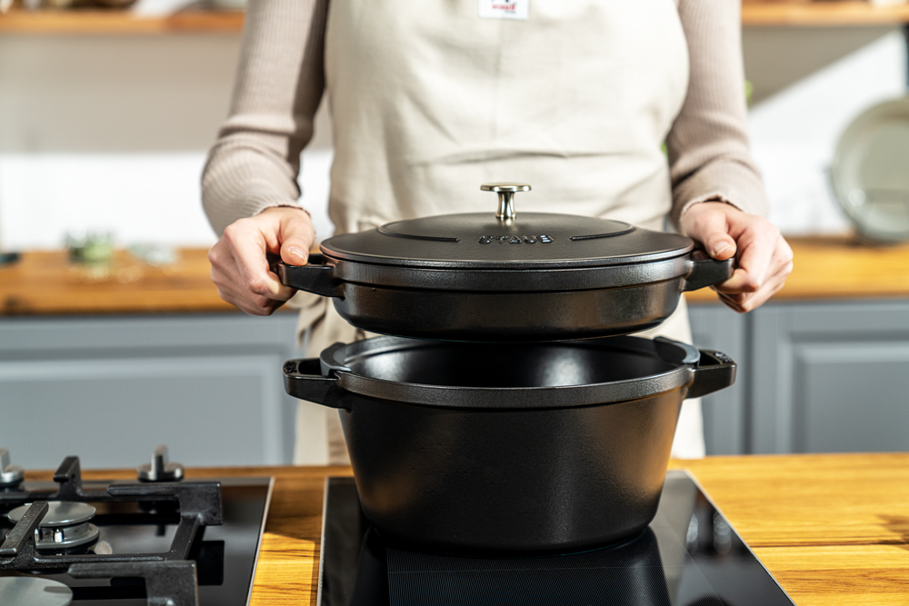 ホーロー鍋とフライパンをコンパクトに収納！ツヴィリング J.A.