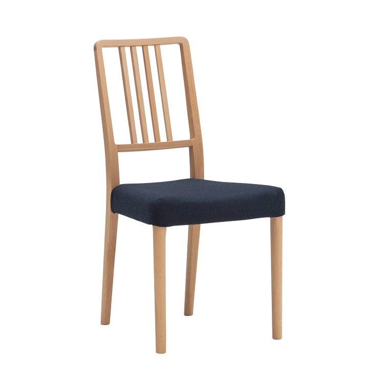 オンライン限定仕様】アームレスチェア CD1605 ナイトブルー ピュア