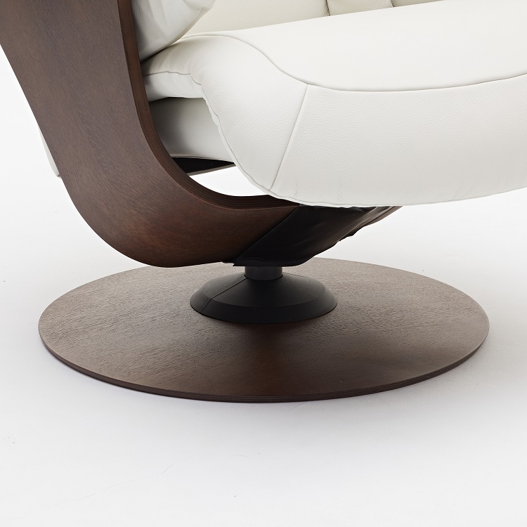 ザ・ファースト RU7300（M）オットマンセット ホワイト モカブラウン