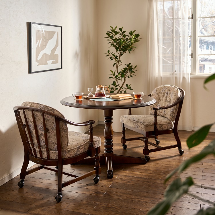 肘掛チェア WC0377 マリーローズベージュ 通販 | 【公式】カリモク家具