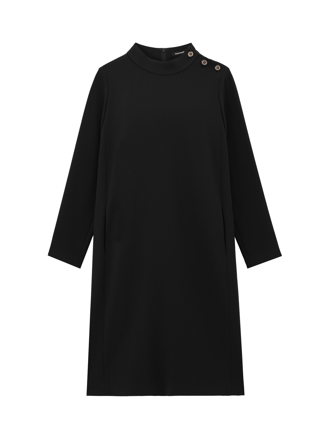 ダブルクロスハイネックワンピース: M-premierBLACK公式通販｜m-i-d e