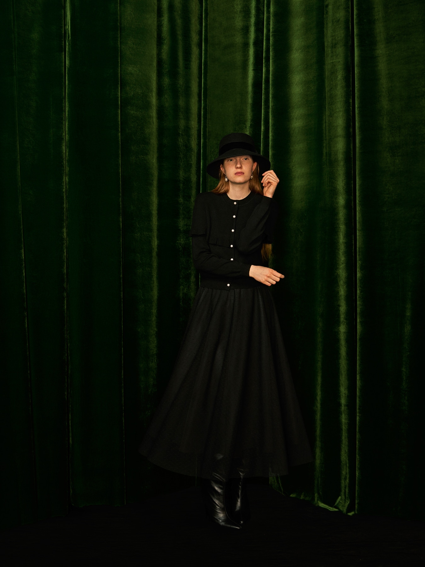 ドットチュールフレアスカート: AVENIRETOILE公式通販｜m-i-d e