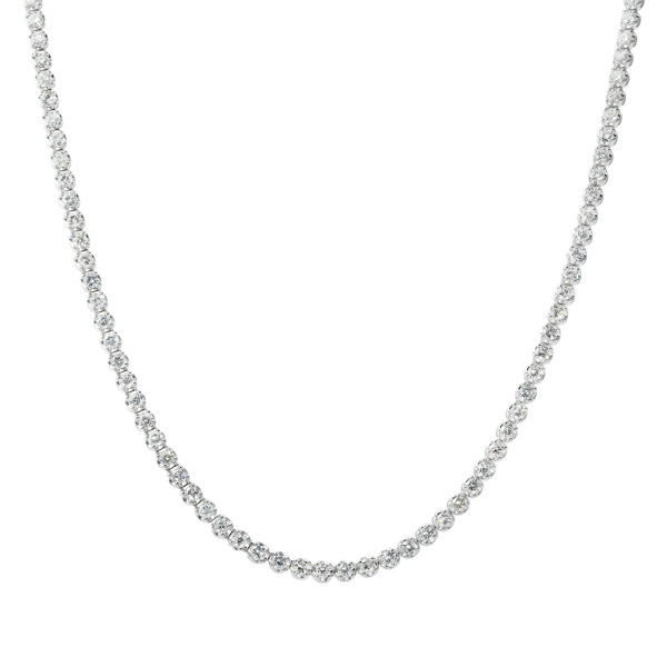 K18ホワイトゴールド ダイヤモンド ネックレス J282834 | ユキザキ