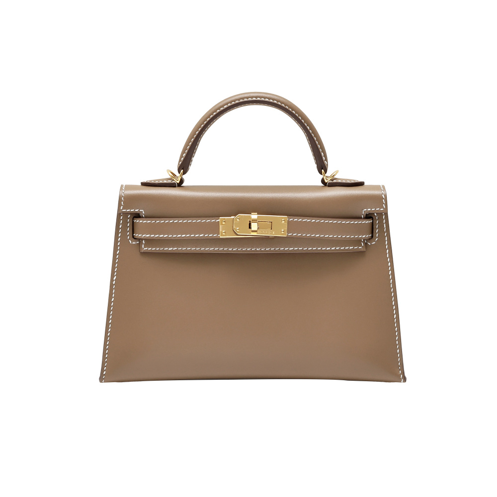 未使用] エルメス ケリー（その他） タデラクト エトゥープ イエロー