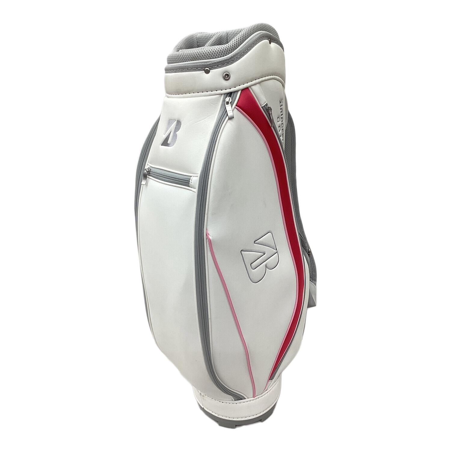BRIDGESTONE GOLF キャディバッグ ホワイト ブリヂストン ゴルフバッグ
