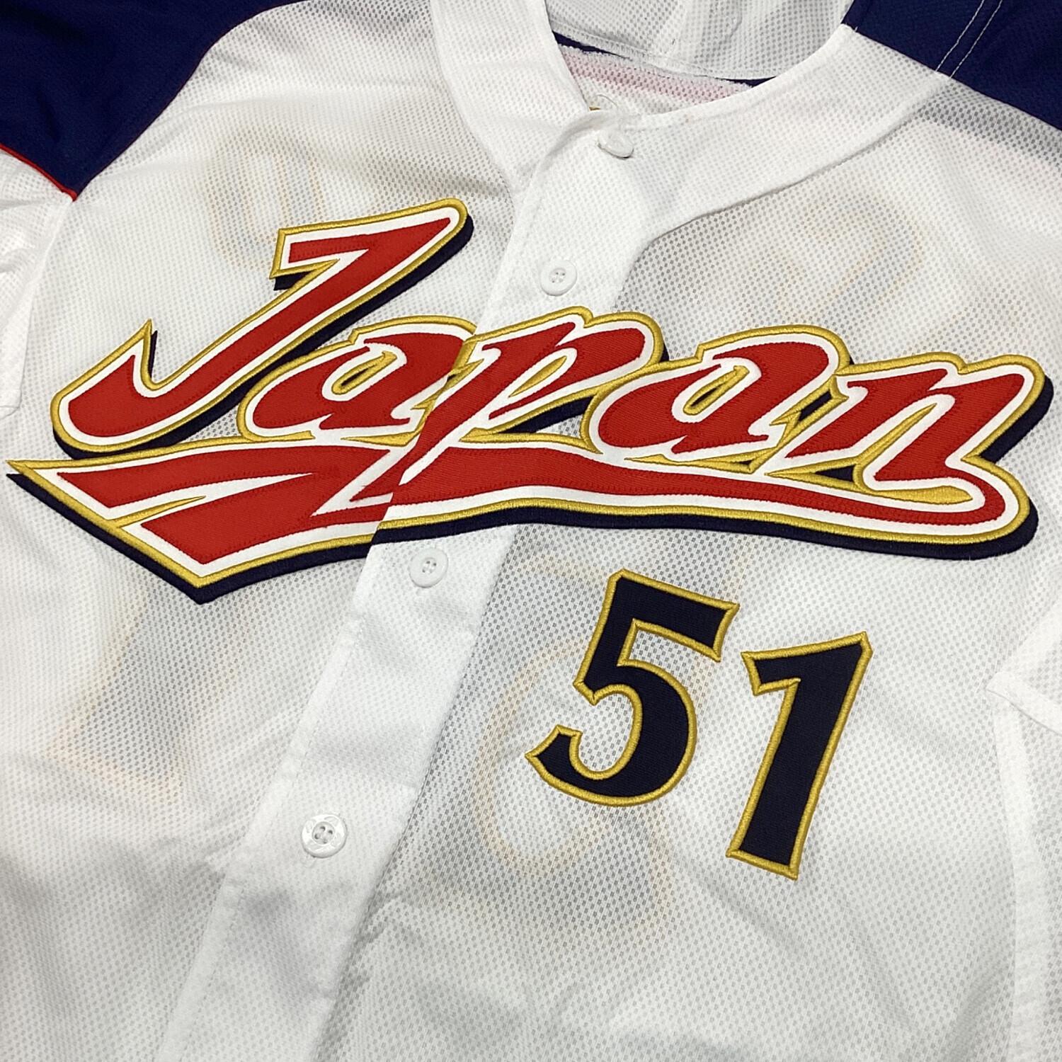 侍ジャパン (サムライジャパン) 応援グッズ SIZE O ホワイト×ネイビー